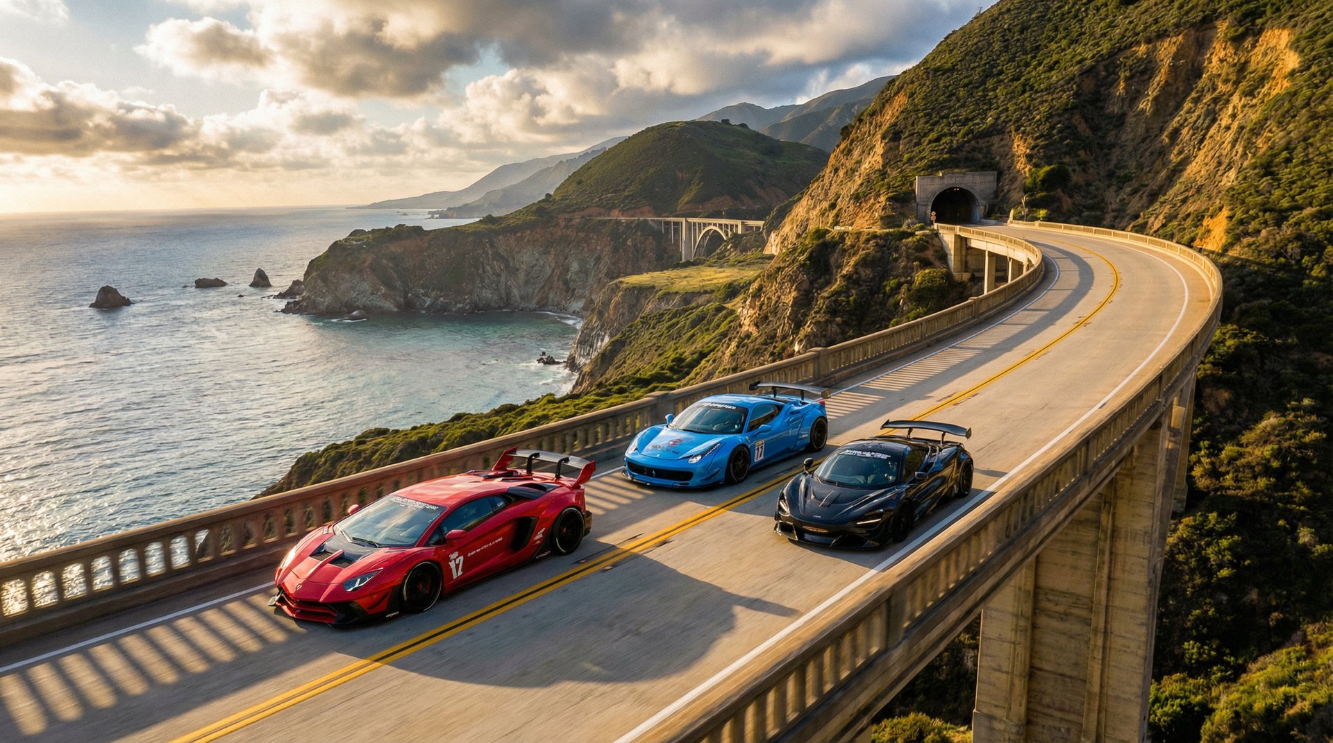 蜜芽海岸公路跑车视频